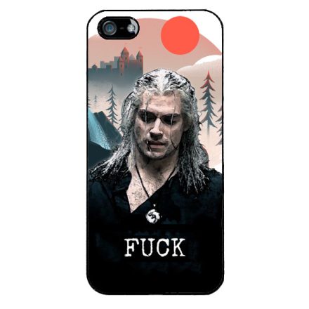 the Witcher FCK Vaják Henry Cavill Netflix iPhone 5-5s-SE (2016) tok