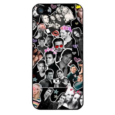 Vámpírnaplók montázs Vampire diaries iPhone 5-5s-SE (2016) tok