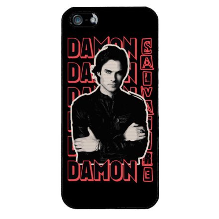 Damon Salvatore Art Vampire diaries Vámpírnaplók iPhone 5-5s-SE (2016) tok