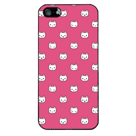 PINK Kitty Cat - cicás iPhone 5-5s-SE (2016) tok