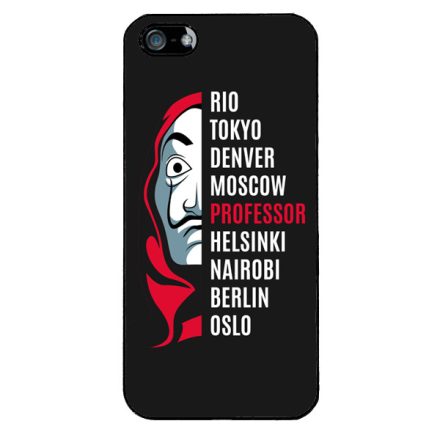 Mask the Names Bella Ciao nagypenzrablas lacasadepapel iPhone 5-5s-SE (2016) tok