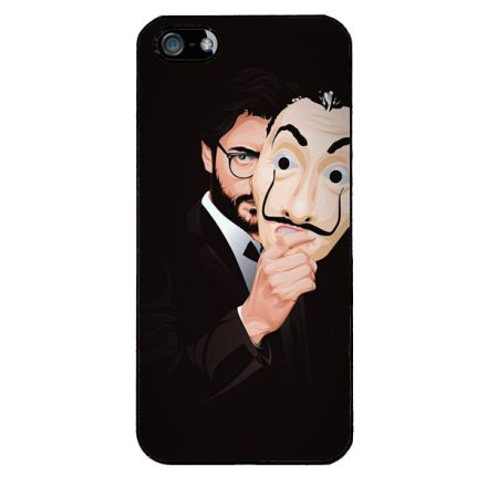 El Profesor Mask nagypenzrablas lacasadepapel iPhone 5-5s-SE (2016) tok