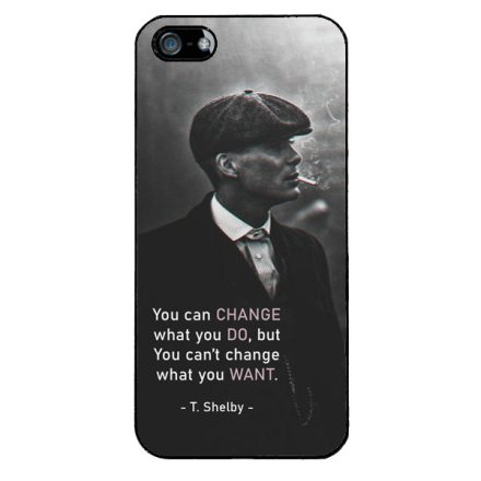 Tommy Shelby Change idezet peaky blinders iPhone 5-5s-SE (2016) tok