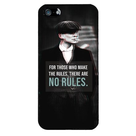 Tommy Shelby No rules idezet peaky blinders iPhone 5-5s-SE (2016) tok