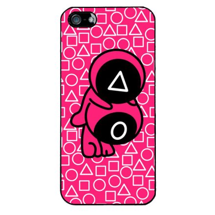 Squid Game roszaszin cuki katona mintas iPhone 5-5s-SE (2016) tok