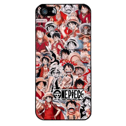 Monkey D Luffy Collage - One Piece iPhone 5-5s-SE (2016) tok