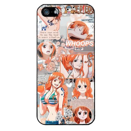 Nami WHOOPS Aesthetic - One Piece iPhone 5-5s-SE (2016) tok