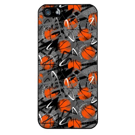 Grunge Basketball Kosarlabda mintas iPhone 5-5s-SE (2016) tok