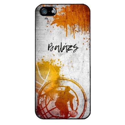 Kerd a Neveddel Grunge Kosarlabda iPhone 5-5s-SE (2016) tok