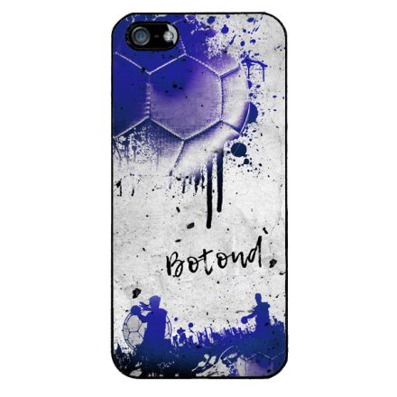 Kerd a neveddel BLUE kezilabda mintas iPhone 5-5s-SE (2016) tok