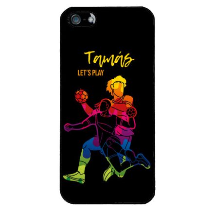 Kerd a Neveddel FOR HIM kezilabda mintas iPhone 5-5s-SE (2016) tok