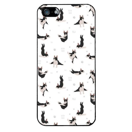 Boston terrier Joga iPhone 5-5s-SE (2016) tok