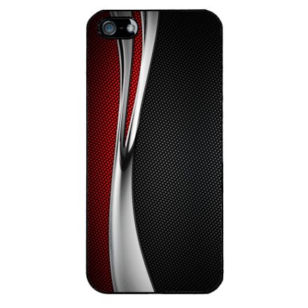 Silver Wave karbon mintás iPhone 5-5s-SE (2016) tok