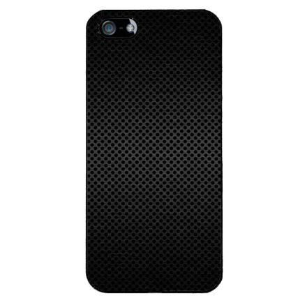 Speaker fekete metál mintás iPhone 5-5s-SE (2016) tok