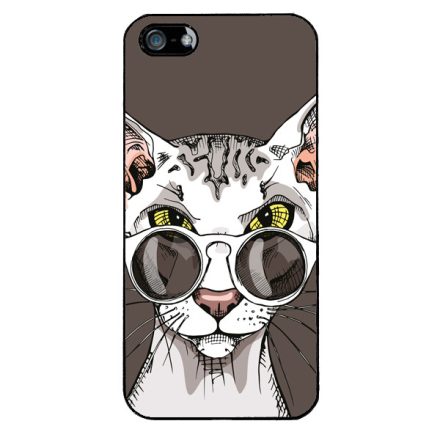 Hipster Szfinx cicus iPhone 5-5s-SE (2016) tok