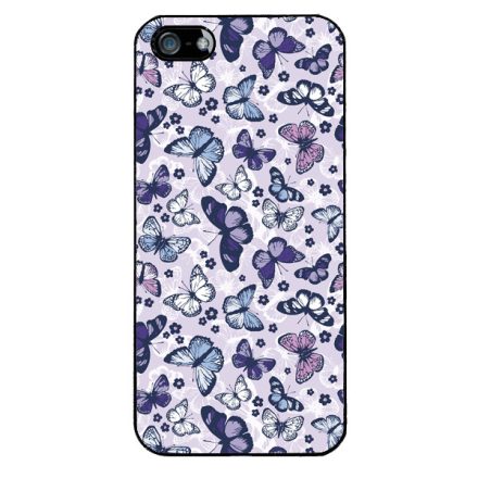 Gyonyoru lila pillangok iPhone 5-5s-SE (2016) tok