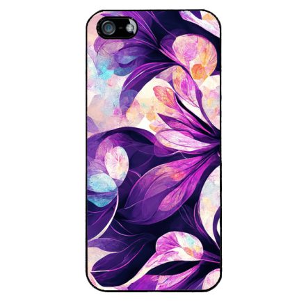 Zen lila absztrakt Art iPhone 5-5s-SE (2016) tok