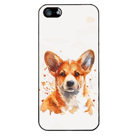 Festett Corgi iPhone 5-5s-SE (2016) tok