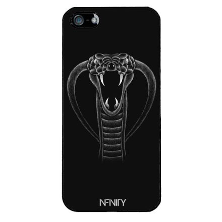 A fekete Kobra iPhone 5-5s-SE (2016) tok