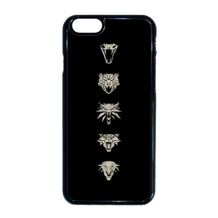 Witcher Schools wolf fehér farkas iPhone 6-6s tok