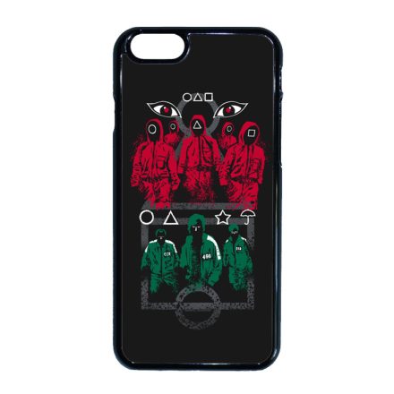 Squid Game fegyorok es a jatekosok iPhone 6-6s tok
