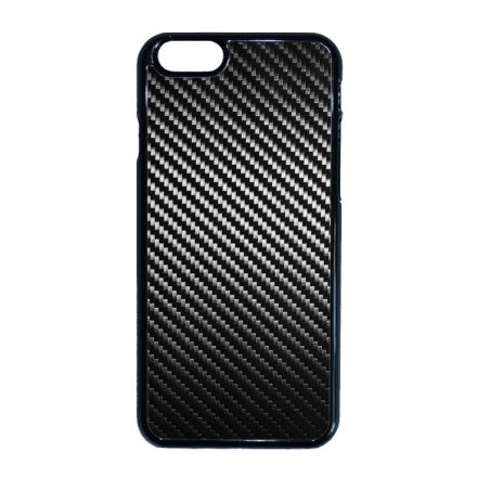 Ezüst karbon fiber mintás iPhone 6-6s tok