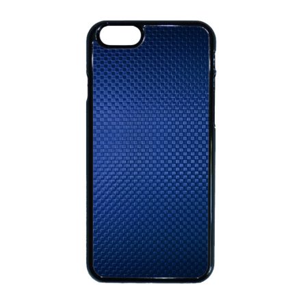 Gyönyörű kék karbon fiber mintás iPhone 6-6s tok