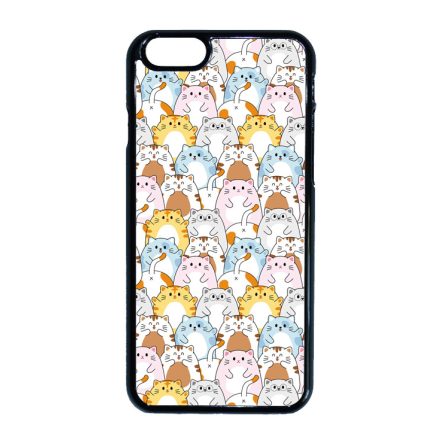 Tündéri Kawaii cica mintás iPhone 6-6s tok