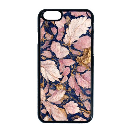 Gyönyörű rózsaszín aranyos virág Art iPhone 6-6s tok