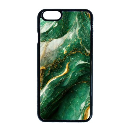 Smaragd zöld és arany márvány mintás iPhone 6-6s tok