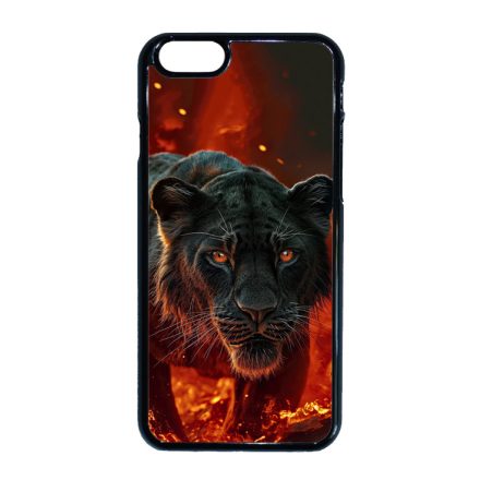 Fekete oroszlán iPhone 6-6s tok