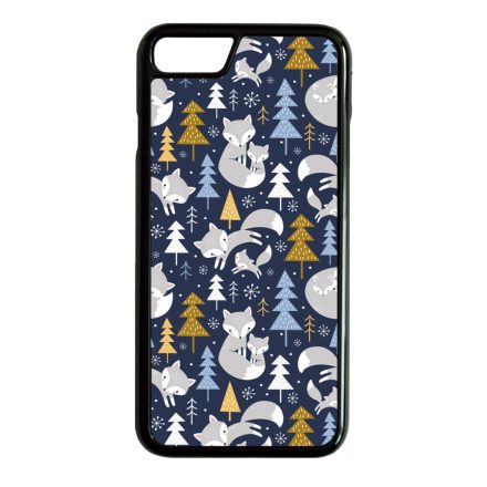 Tündéri Karácsonyi róka mintás iPhone 7-8 tok