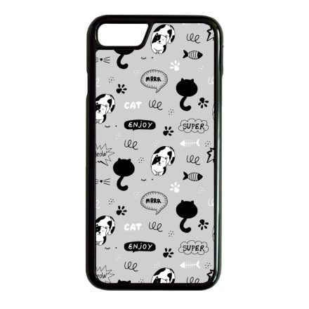 Mrrr Cuki Cica mintás iPhone 7-8 tok