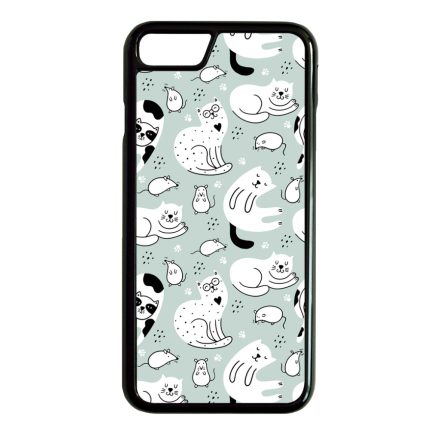 Tündéri macska-egér mintás iPhone 7-8 tok