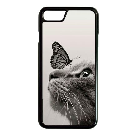 Cica és Pillangó - macskás iPhone 7 Plus - 8 Plus tok