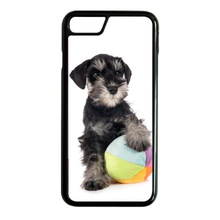 A család kis kedvence - Schnauzer iPhone 7 Plus - 8 Plus tok