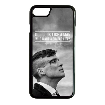 Tommy Shelby simple life idezet peaky blinders iPhone 7 Plus - 8 Plus tok