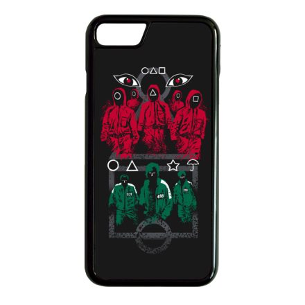 Squid Game fegyorok es a jatekosok iPhone 7 Plus - 8 Plus tok