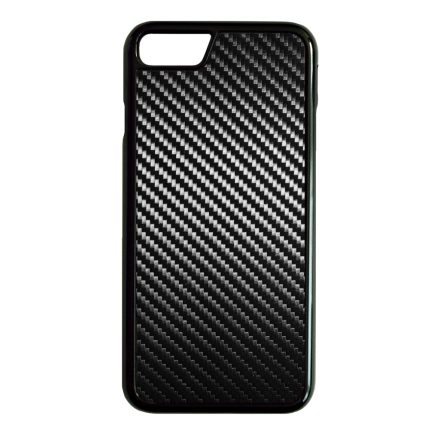 Ezüst karbon fiber mintás iPhone 7 Plus - 8 Plus tok