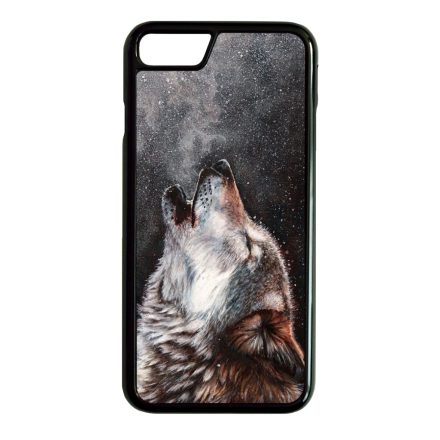 téli farkas wolf art iPhone SE (2020) - iPhone SE (2022) tok