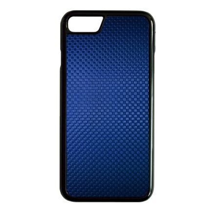 Gyönyörű kék karbon fiber mintás iPhone SE (2020) - iPhone SE (2022) tok