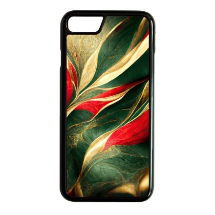 Magyaros piros-zöld márvány mintás iPhone SE (2020) - iPhone SE (2022) tok