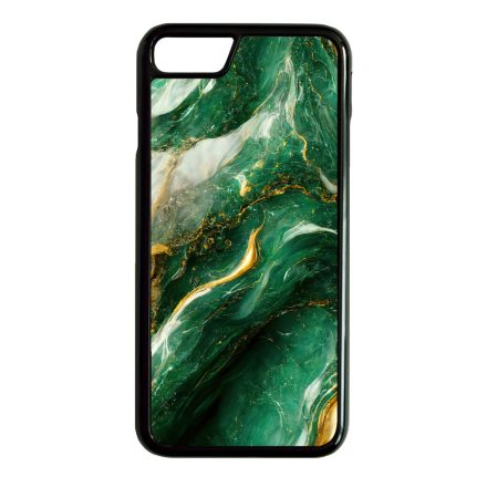 Smaragd zöld és arany márvány mintás iPhone SE (2020) - iPhone SE (2022) tok