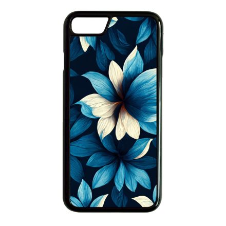 Szépséges kék virágos Art iPhone SE (2020) - iPhone SE (2022) tok