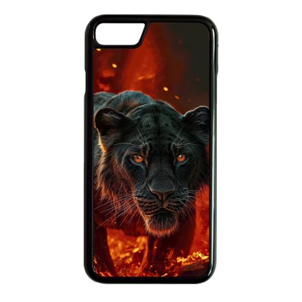 Fekete oroszlán iPhone SE (2020) - iPhone SE (2022) tok