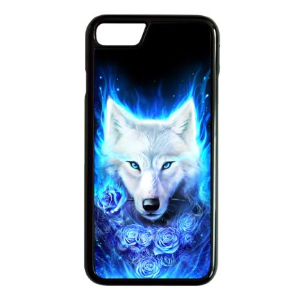 Farkas kék rózsával iPhone SE (2020) - iPhone SE (2022) tok