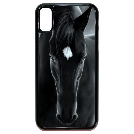 lovas fekete ló iPhone X/Xs tok