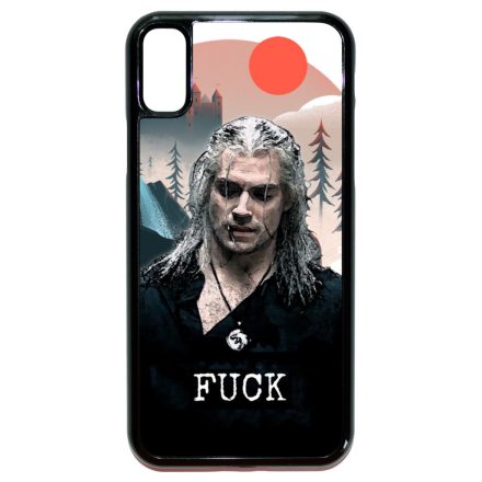 the Witcher FCK Vaják Henry Cavill Netflix iPhone X/Xs tok