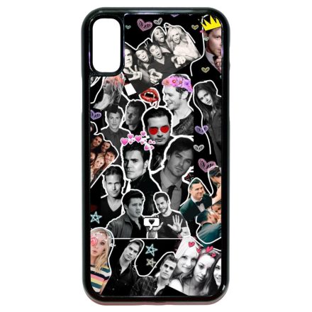 Vámpírnaplók montázs Vampire diaries iPhone X/Xs tok