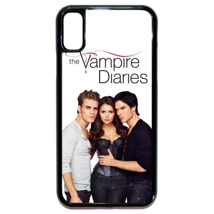 Stefan & Elena & Damon Vampire diaries Vámpírnaplók iPhone X/Xs tok